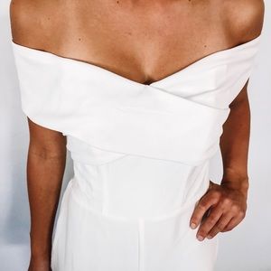 On piece off the shoulder Jumper!